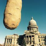 The Potato and the Boise Capitol building